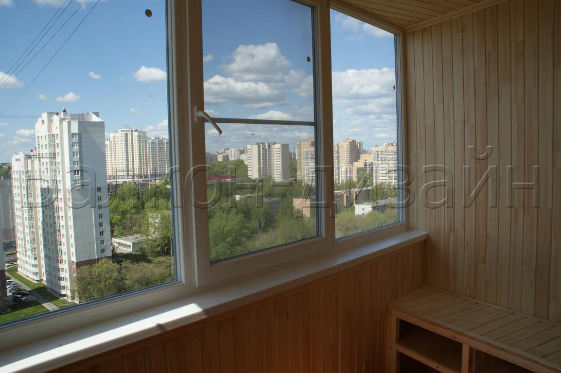 фото отделки балкона